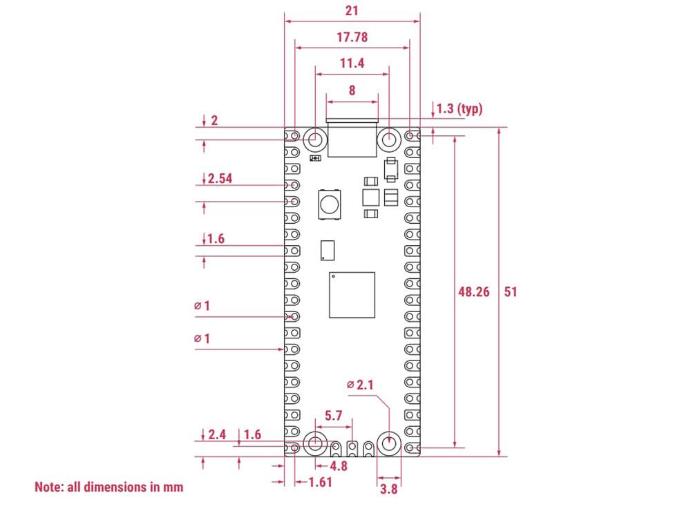 DFRobot DFR1190 Raspberry Pi Pico 2